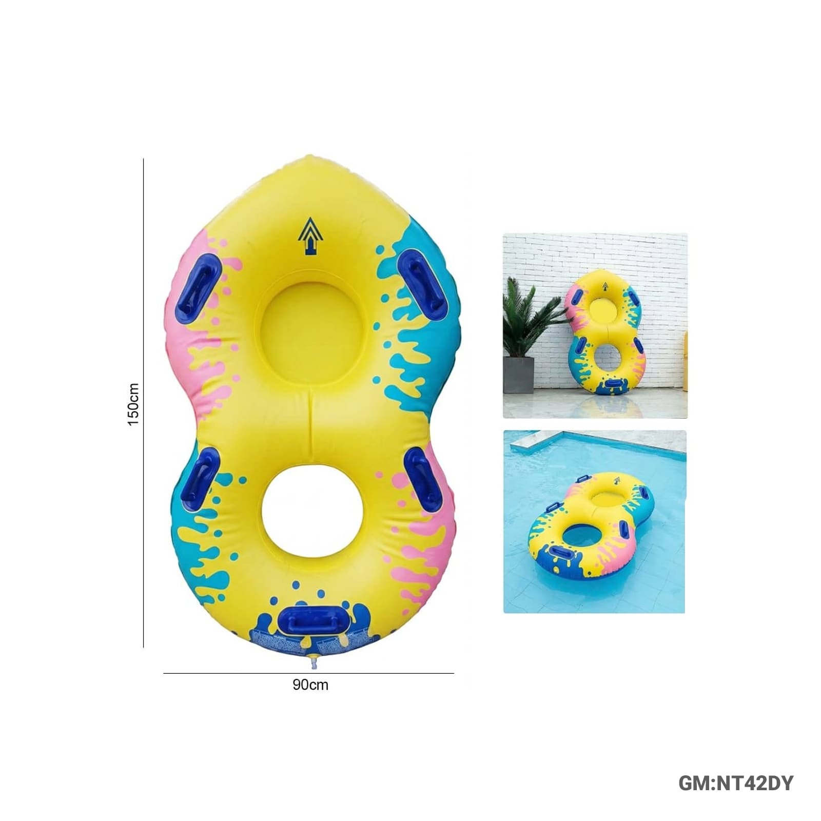 Inflatable Double River Tube – Fun & Relaxation for Water Adventures