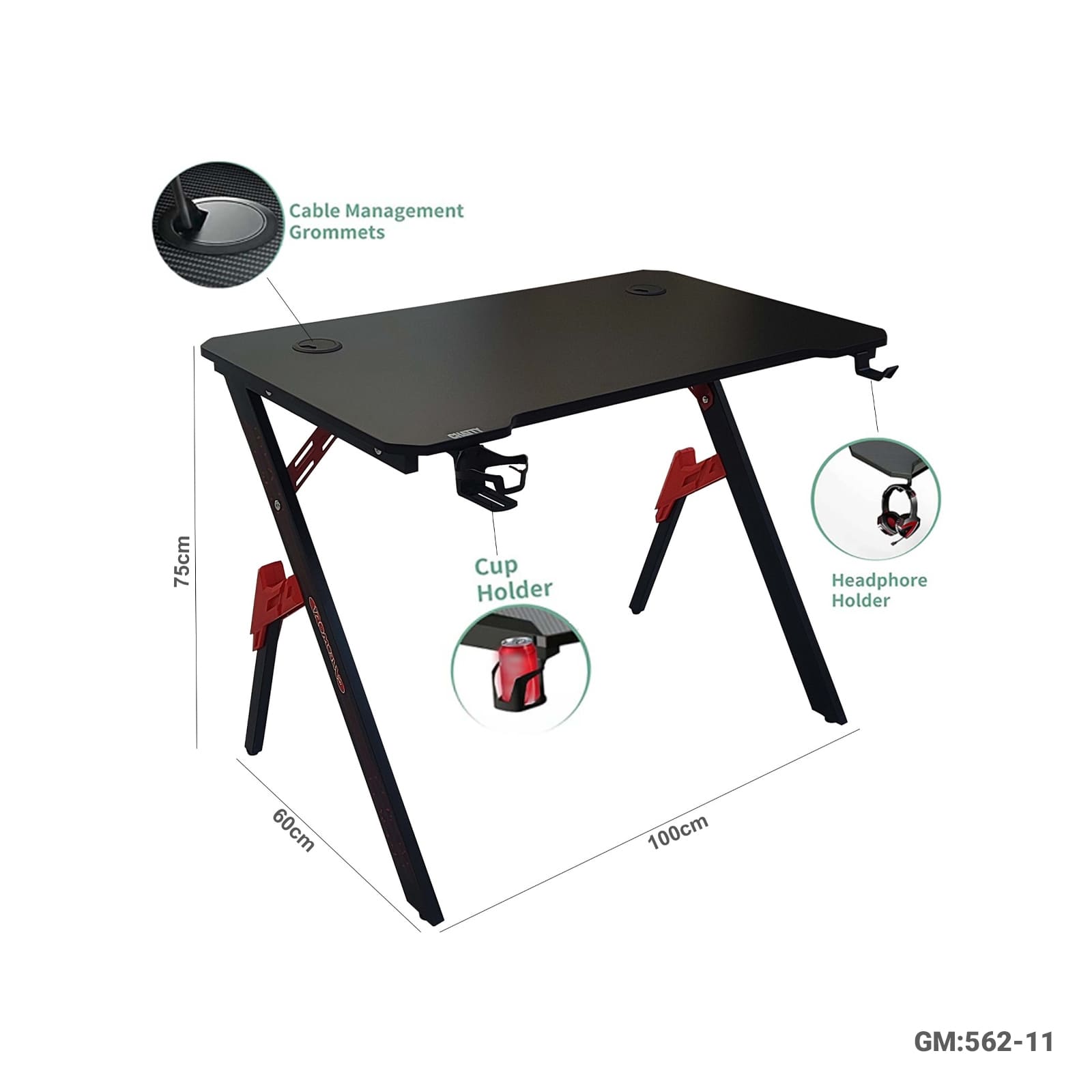 CHATTY Computer Gaming Desk "562-11"