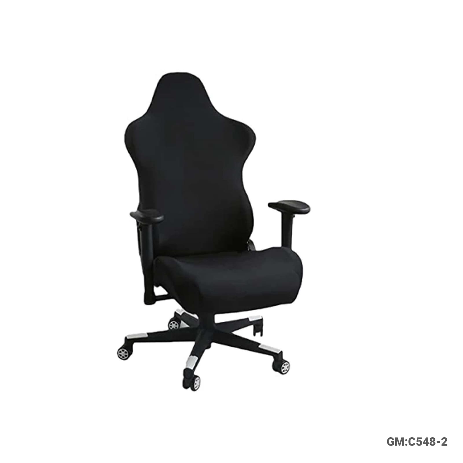 CHATTY 4PCS Set Gaming Chair & Office Chair Seat Covers With Armrest "C548-2"