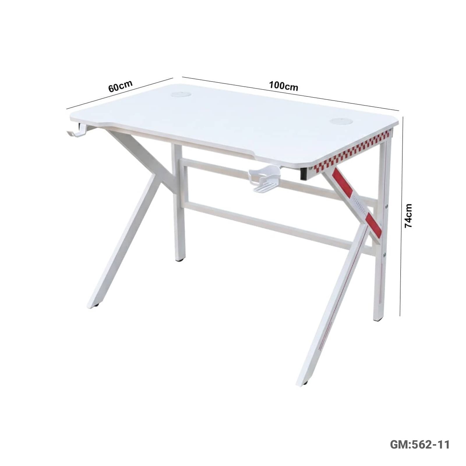 CHATTY K-Shaped Gaming Desk"562-13"