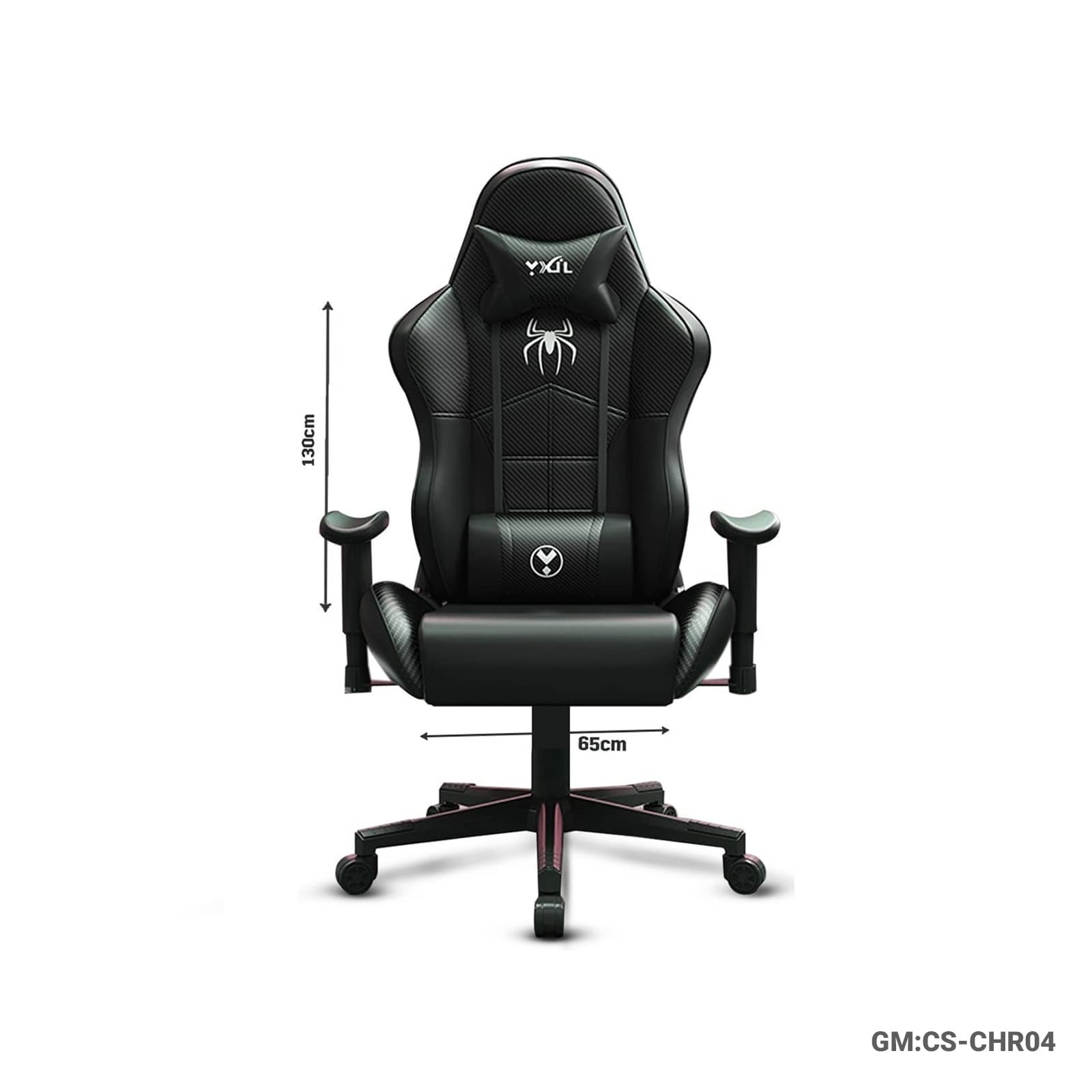 Ergonomic Gaming Chair with Footrest – Carbon Design – Model CS-CHR04