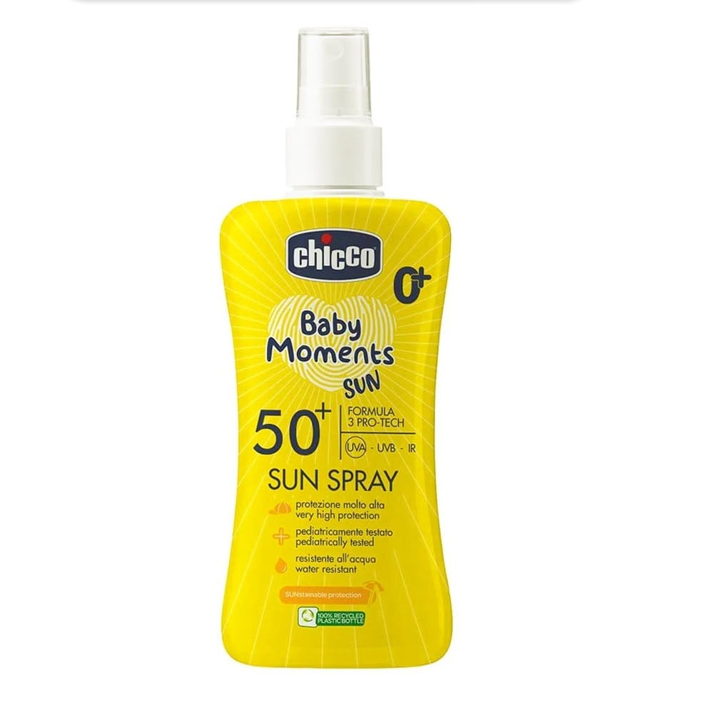 Chicco Baby Moments Sun Spray SPF50+ Very High Protection for Babies and Children 150ml (C11260)