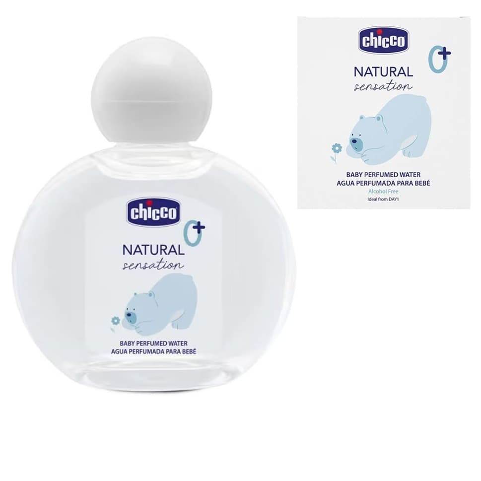 Chicco Natural Sensation Baby Perfumed Water Alcohol-Free for Newborns and Babies 0m+ 100ml (C11523)
