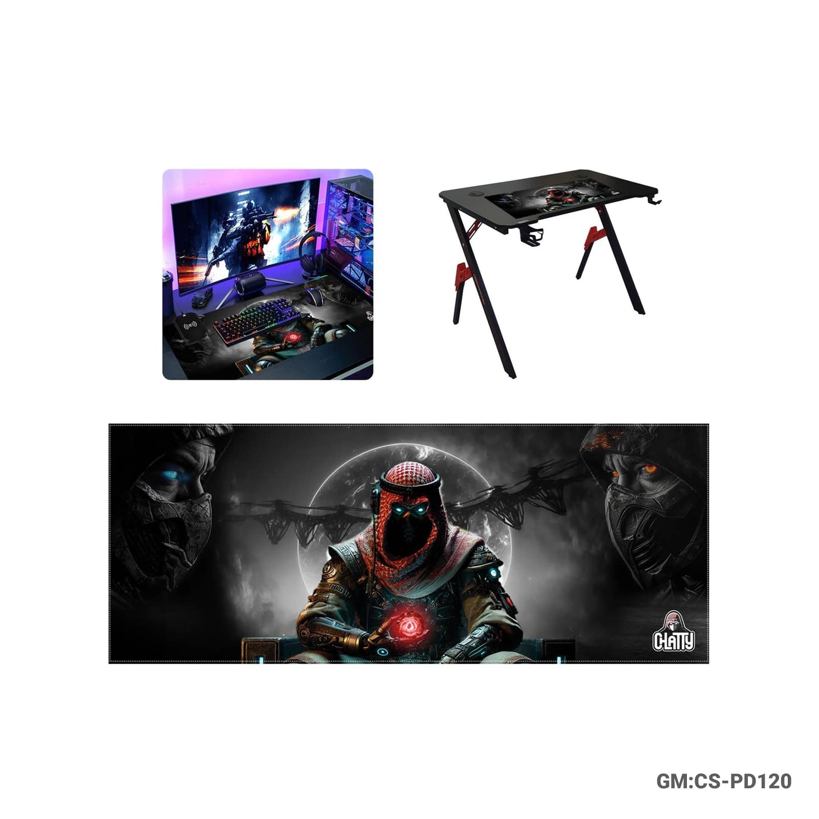 CHATTY Gaming Mouse Pad"CS-PD100"