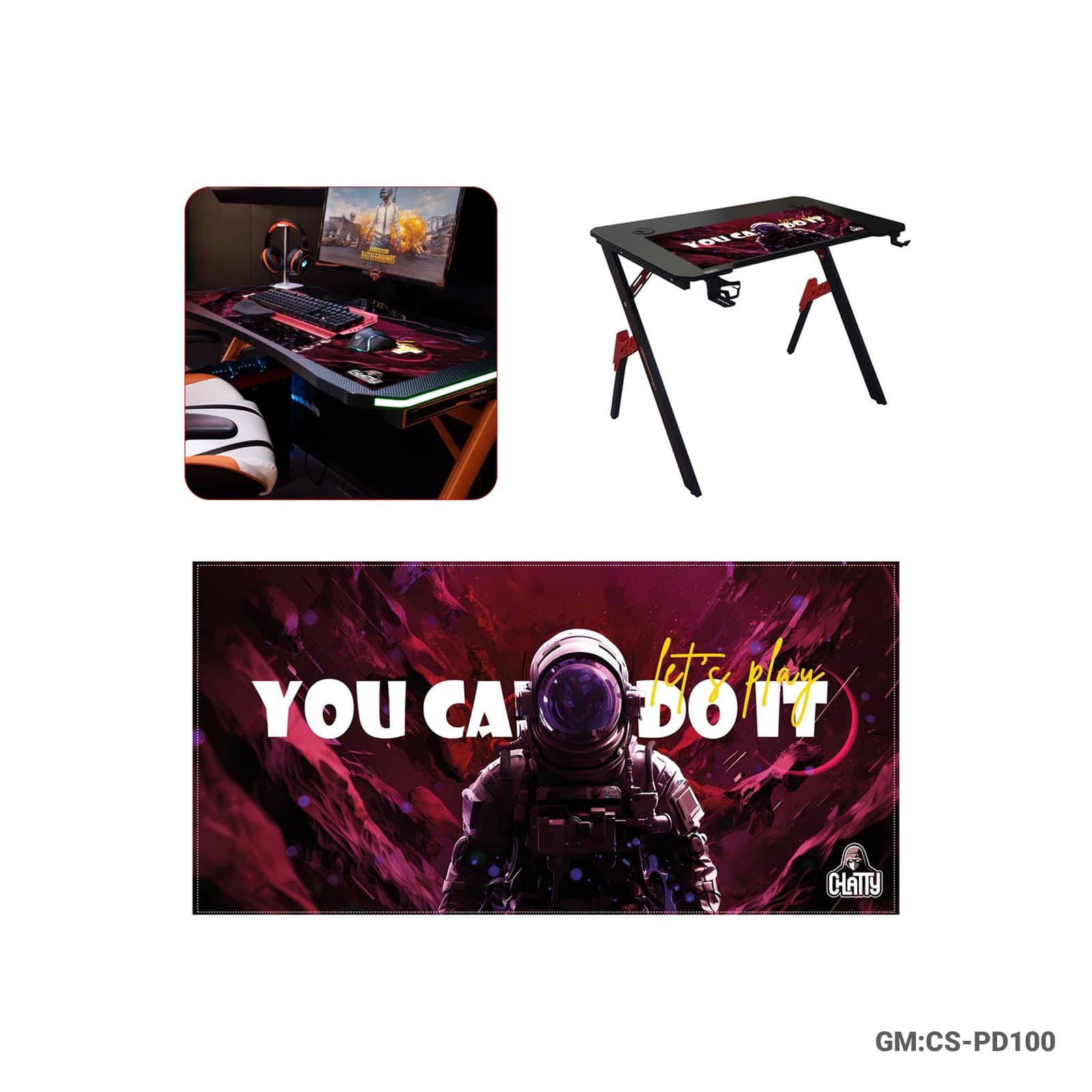 CHATTY Gaming Mouse Pad"CS-PD100"
