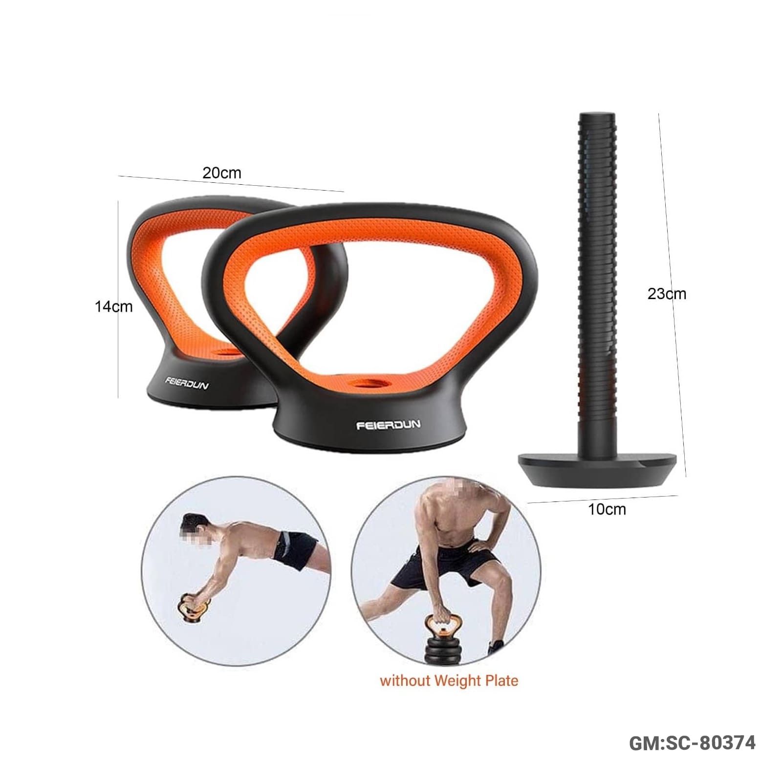 Kettle Bell Handle – Kettle Grip Handle / Push-Up Bar"SC-80374"