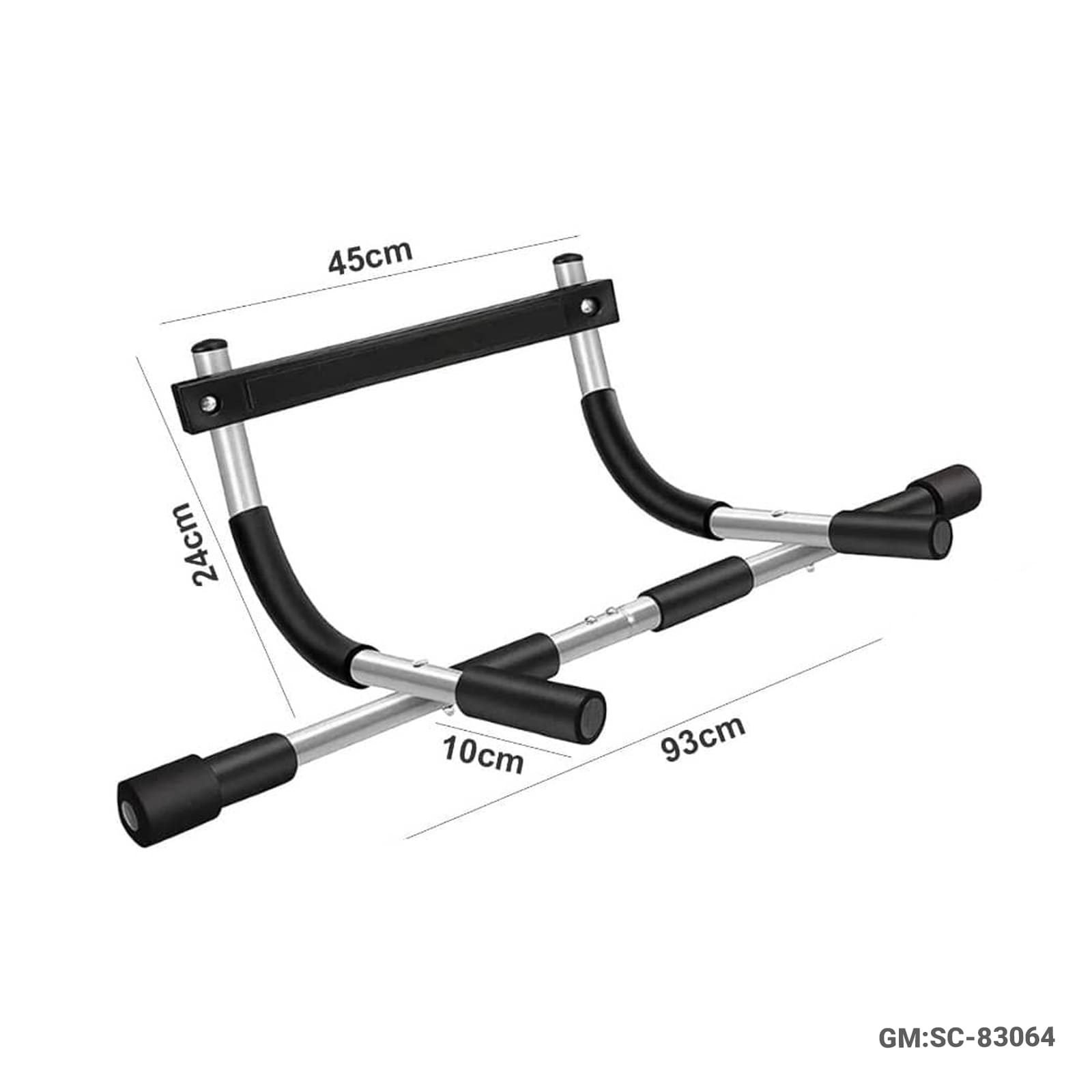 Upper Body Workout Bar – Multi-Functional Doorway Chin-Up, Pull-Up & Sit-Up Bar"SC-83064"