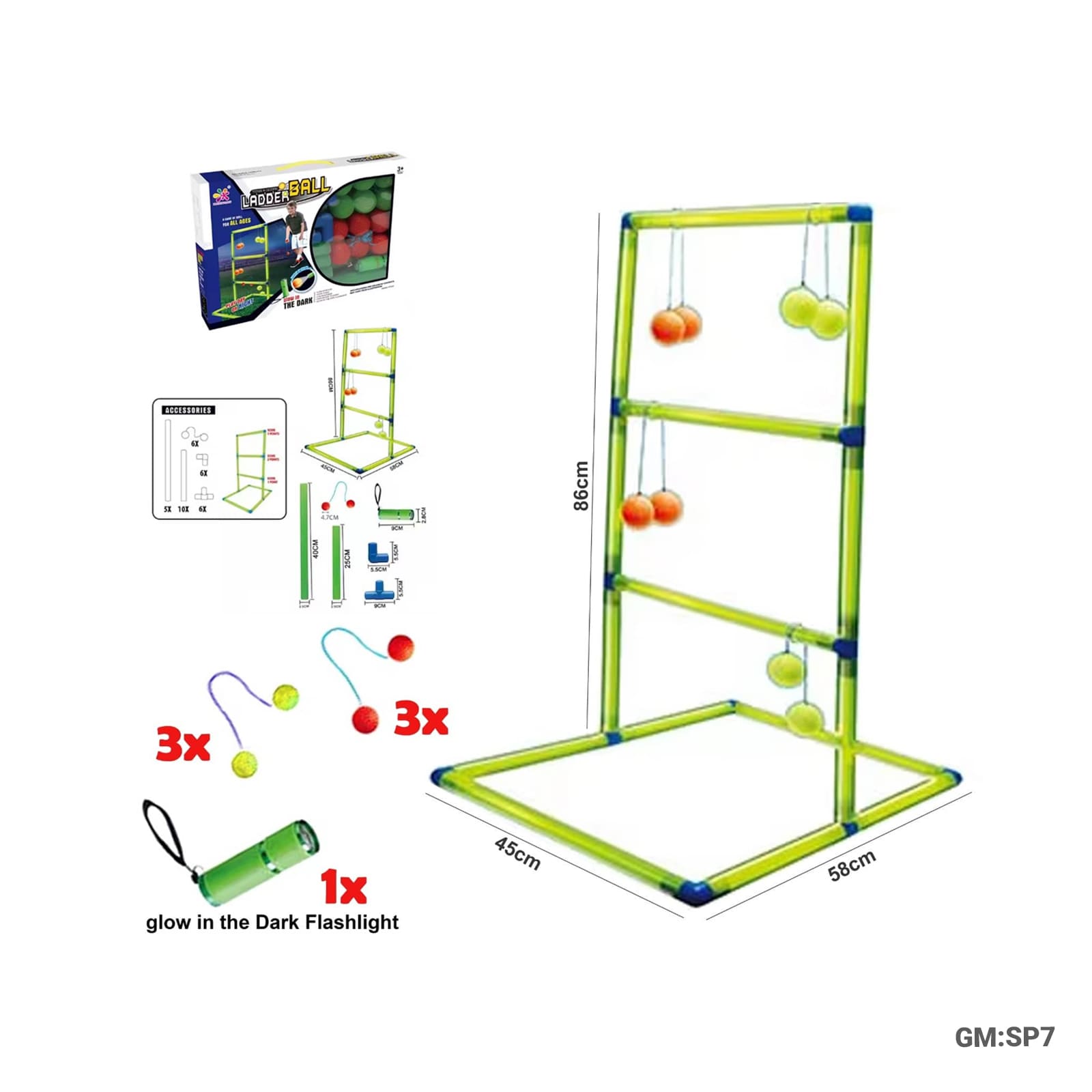Kids Toss & Score 49Qr Ladder Ball"SP7"