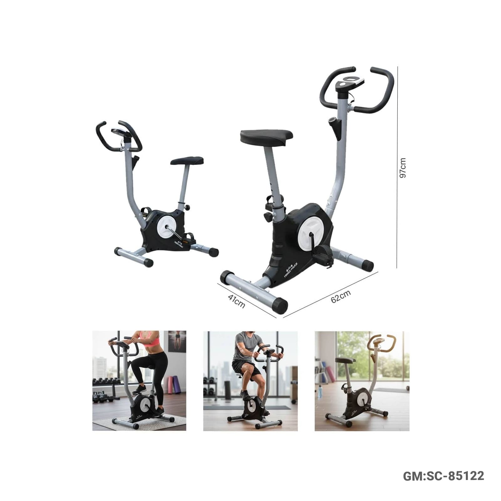 Exercise Cardio Bike with LCD Display – Chang Sport | SC-85122