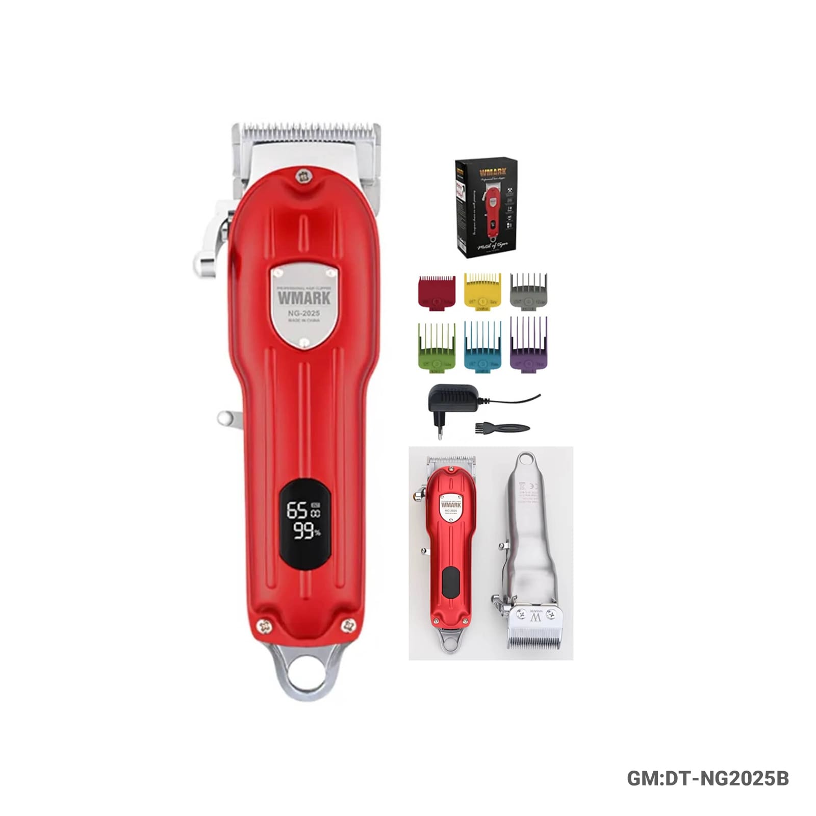 WMARK NG-2025B Metal Body Hair Clipper With ',CD Display"DT-NG2025B"