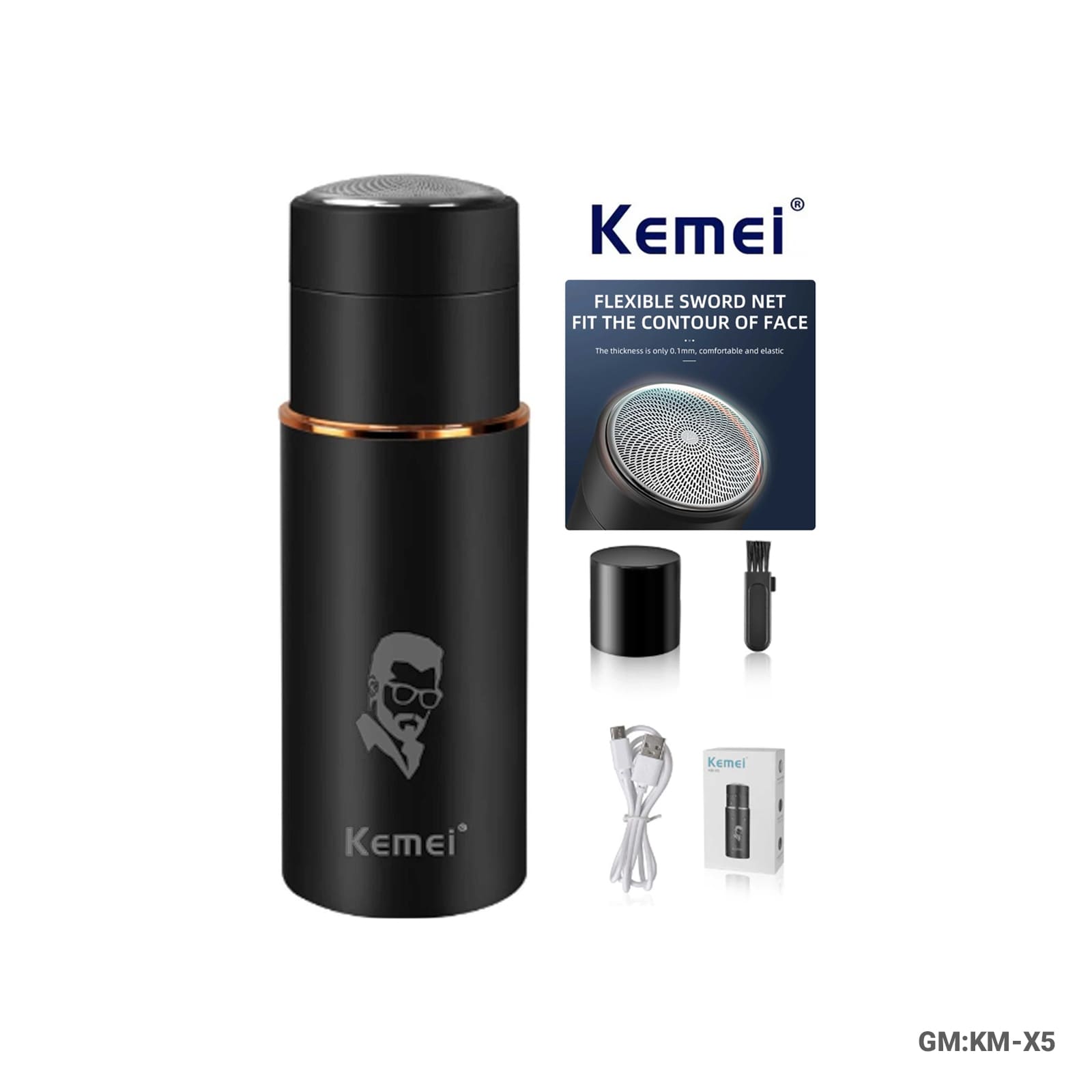آلة حلاقة كهربائية محمولة "KM-X5"
