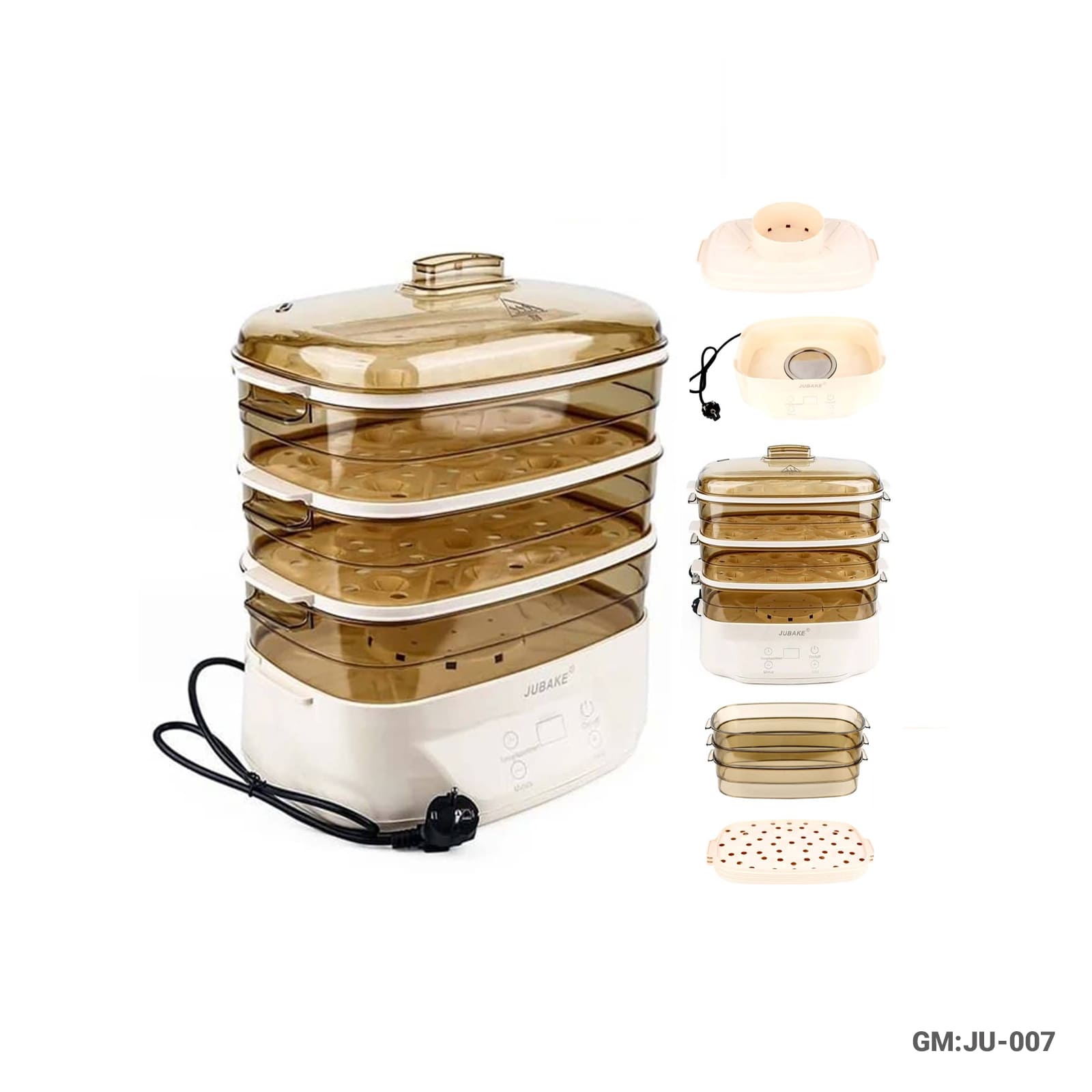 4-Layer Multifunctional Food Steamer Electric Cooking Pot"JU-007"