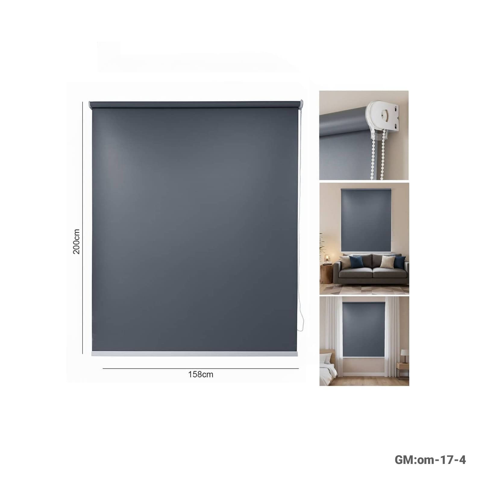Blackout Roller Blind "om-17-4"