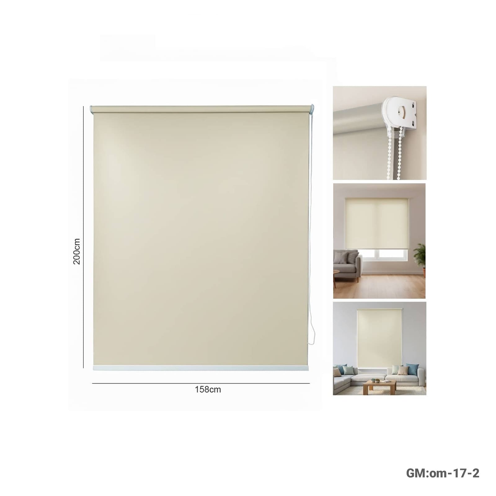 Blackout Roller Blind"om-17-2"