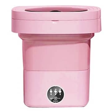 Foldable Mini Washing Machine with Spin Dryer – Portable 3-Mode Washer