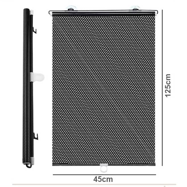 Retractable Sunshade for Windows and Cars