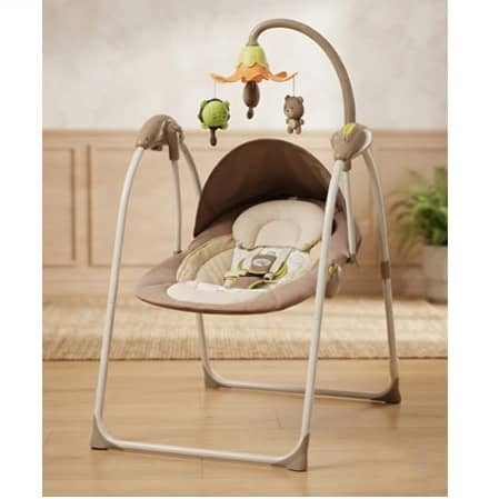 Electric Baby Swing Chair with Music, Toy Bar & Mosquito Net (0–24 Months, 16kg Max) – RC149-02