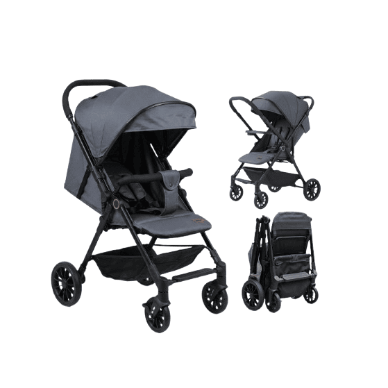 Lightweight Foldable Baby Stroller with One-Hand Fold – 0–36 Months