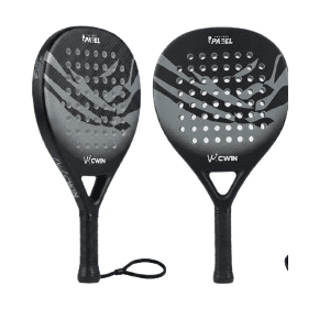 100% Carbon Fiber Padel Racket with Carry Bag – Soft EVA Core Professional Paddle