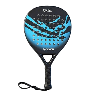100% Carbon Fiber Padel Racket with Carry Bag – Soft EVA Core Professional Paddle