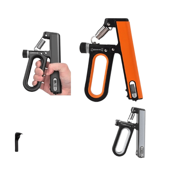 Adjustable Hand Grip Strengthener with Digital Counter 10–120kg – Heavy Duty Forearm Trainer