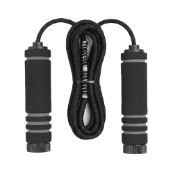 Adjustable Foam Handle Skipping Rope 2.9M – Soft Grip Fitness Jump Rope for Adults & Kids