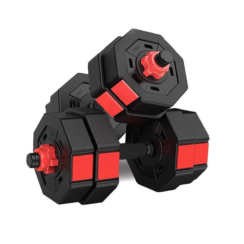 Multifunctional Adjustable Dumbbell & Barbell Set (2-in-1) – Available in 10KG, 20KG & 30KG – SC-80013 Series
