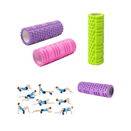 EVA Foam Massage Exercise Roller 30cm – High-Density Muscle Recovery Roller