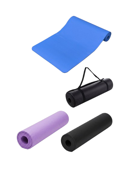 EVA Anti-Slip Yoga Workout Mat 15mm with Carry Strap – Extra Thick Exercise & Fitness Mat 180 × 61 cm
