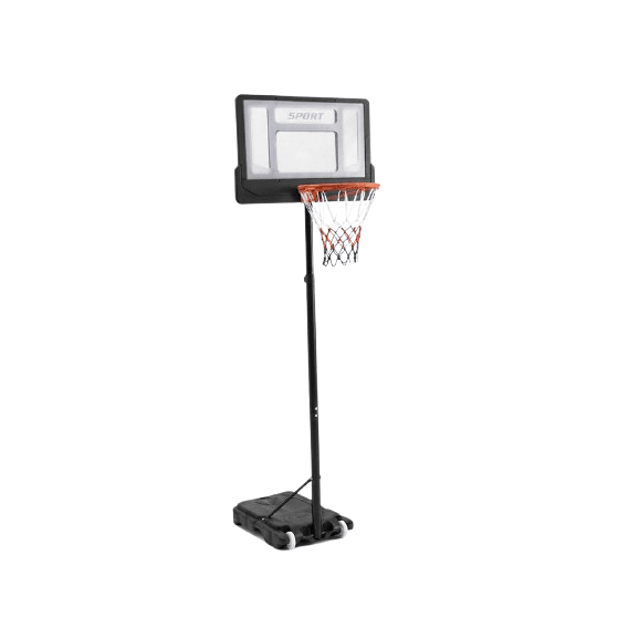 Adjustable Portable Basketball Hoop Stand with Fillable Base – Height Adjustable 197–250cm