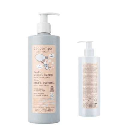 Dadaumpa Organic Certified Baby Wash & Shampoo 380ml – 0 Months+