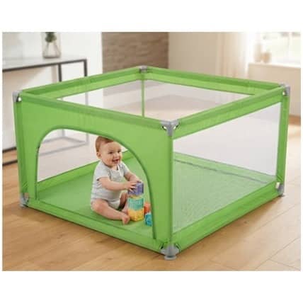 Baby Playpen with Breathable Mesh – Indoor & Outdoor Baby Play Yard 120×120cm