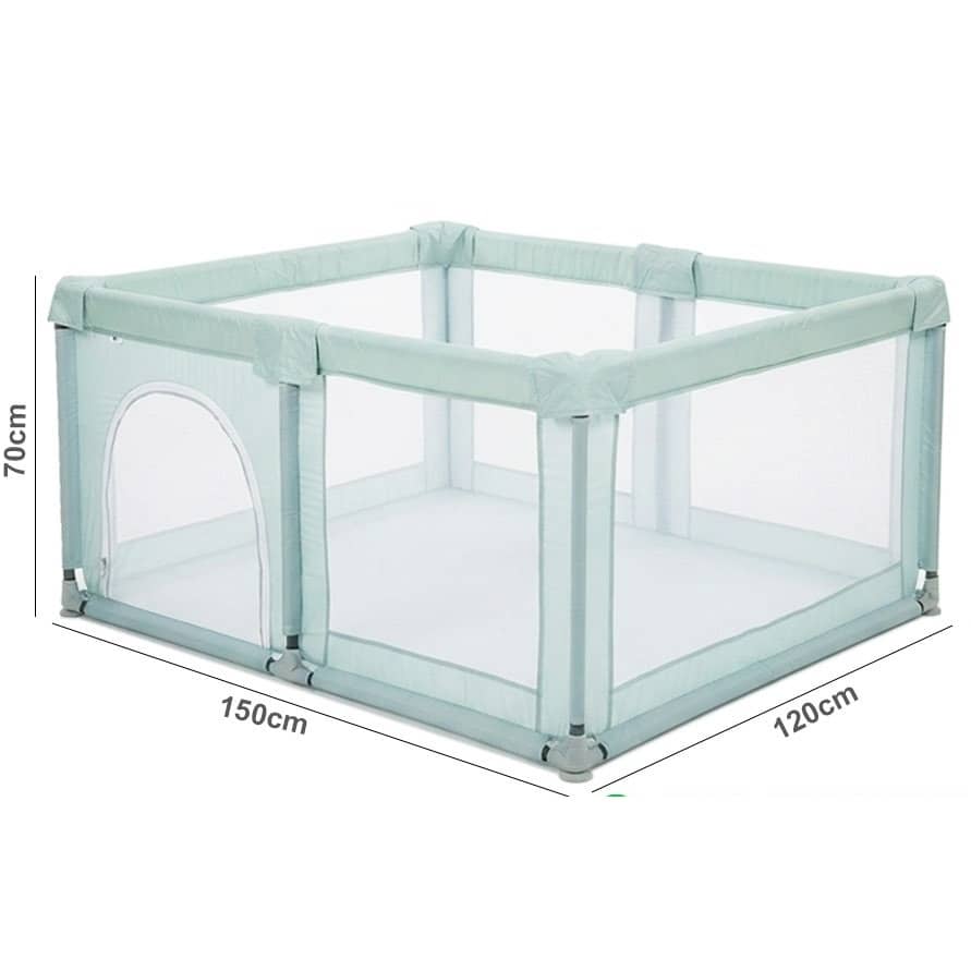 Large Baby Playpen with Breathable Mesh – Indoor & Outdoor Play Yard 150×120cm
