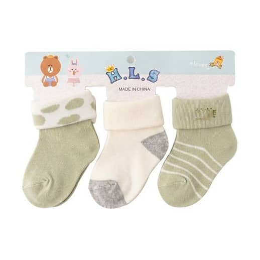Socks for 0-8 month baby 3pair Sets "cl189-1"