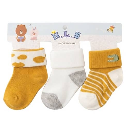 Socks for 0-8 month baby 3pair Sets "cl189-1"