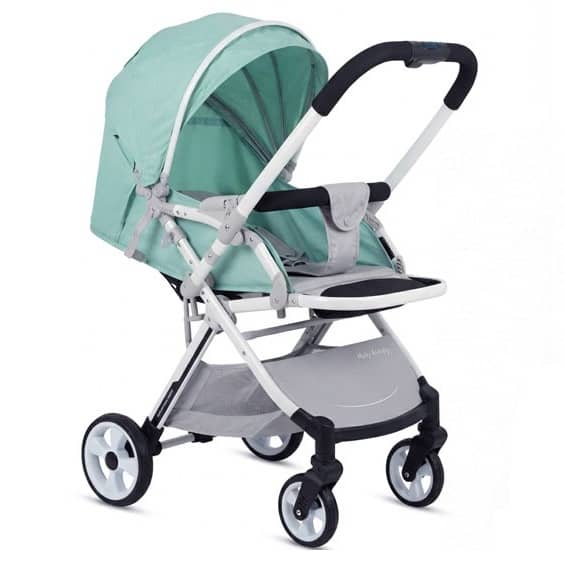 Baby Stroller with Foldable Design, Adjustable Canopy & Storage Basket – 0–36 Months