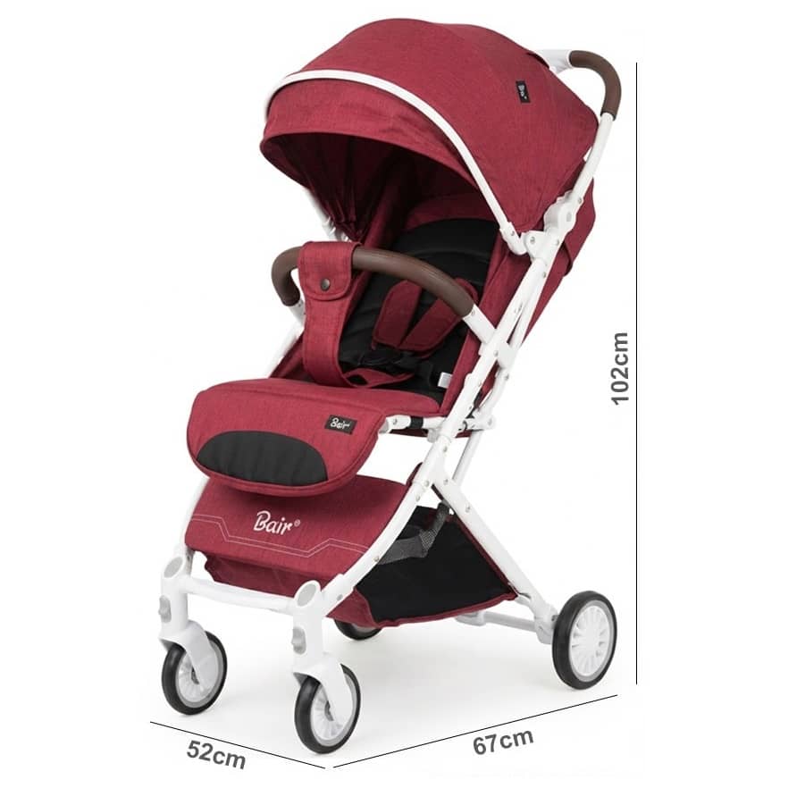 Baby Travel Stroller with Compact Fold, Large Canopy & Storage Basket – 0–36 Months