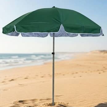 Outdoor Beach & Garden Umbrella – 190 cm Canopy