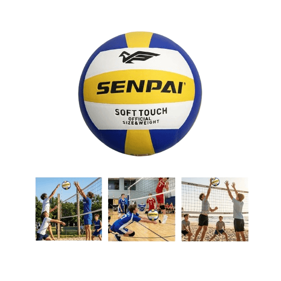 Senpai Size 5 Volleyball – Soft Touch Official Size & Weight