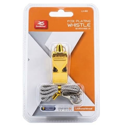 Metal Sports Whistle with Lanyard – Coaches & Referees