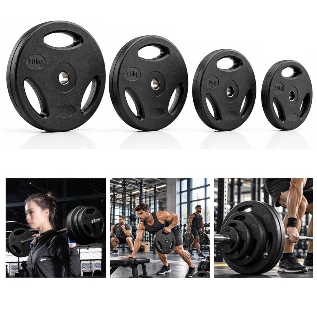 Tri-Grip Weight Lifting Plate – PVC Cement Weight Plate