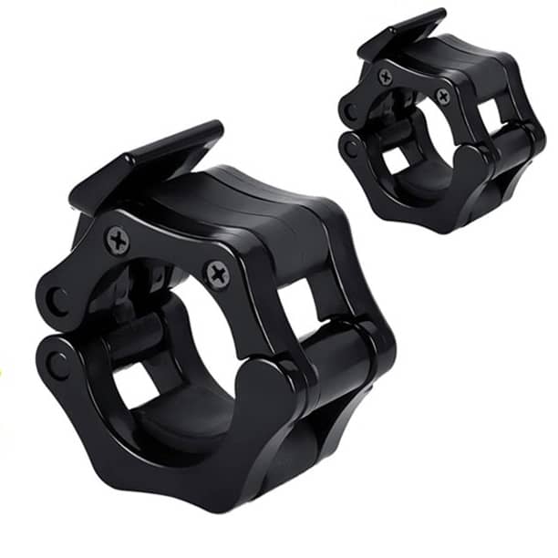 Barbell & Dumbbell Locking Clips – 1 Pair Quick-Lock Collars