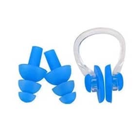 Silicone Nose Clip & Earplugs Swimming Set