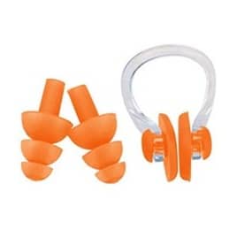 Silicone Nose Clip & Earplugs Swimming Set