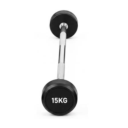 Cast Iron Fixed Weight Lifting Barbell