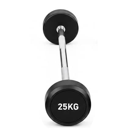 Cast Iron Fixed Weight Lifting Barbell