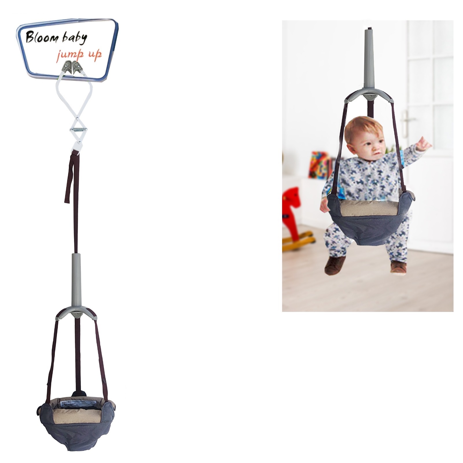 Bouncing Walker Hanging Seat Baby Doorway Jumper (2–24 Months, 15 kg Max) – BG102-4