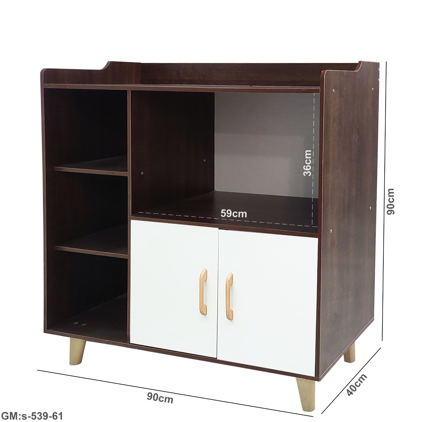 Wooden Kitchen Cabinet & Coffee Corner "s-539-61"