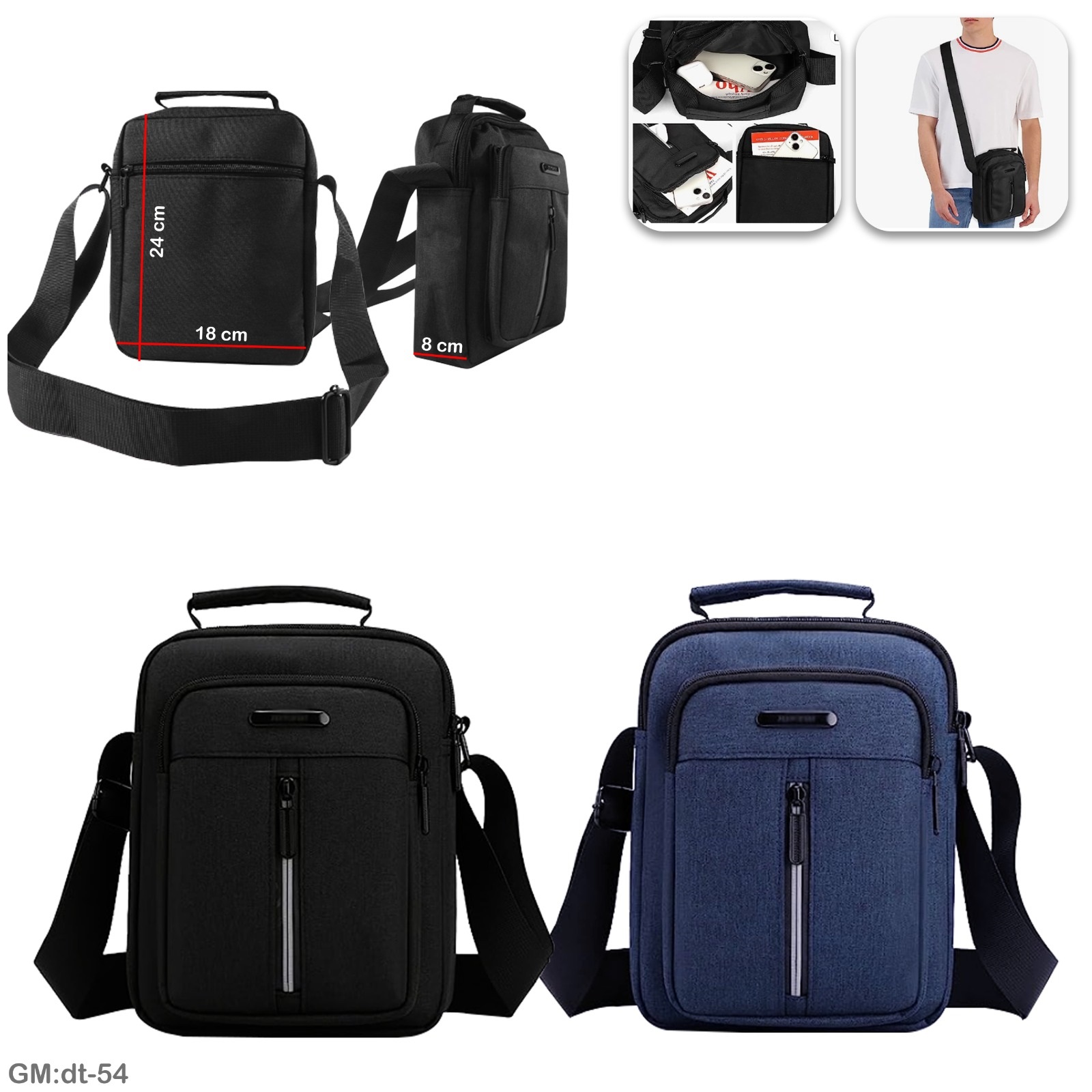 حقيبة يد رجالية عادية "dt-54"