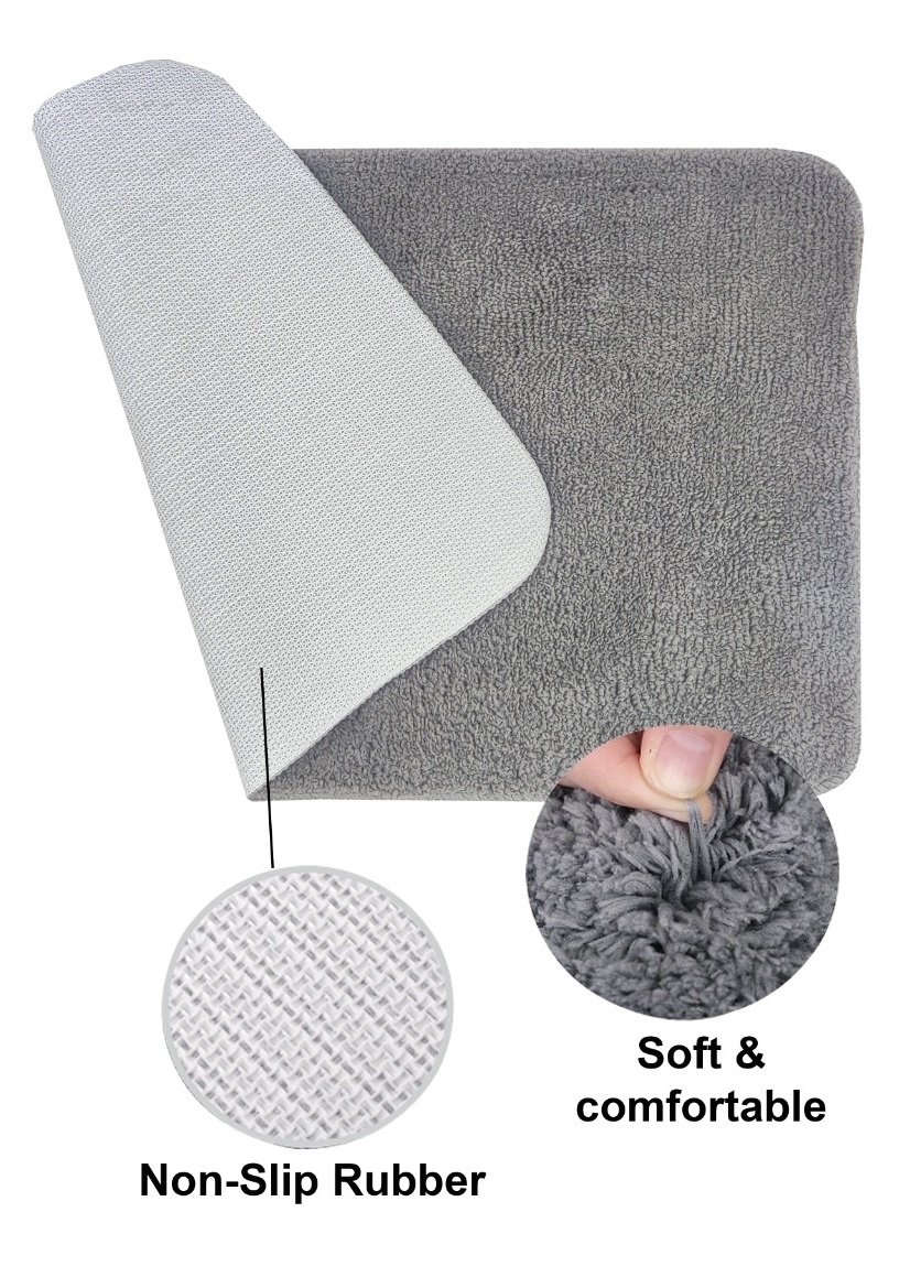 سجادة الباب الناعمة للمنزل، غرفة المعيشة، الباب الخارجي، الحمام، المطبخ 1 قطعة "Dt-949"